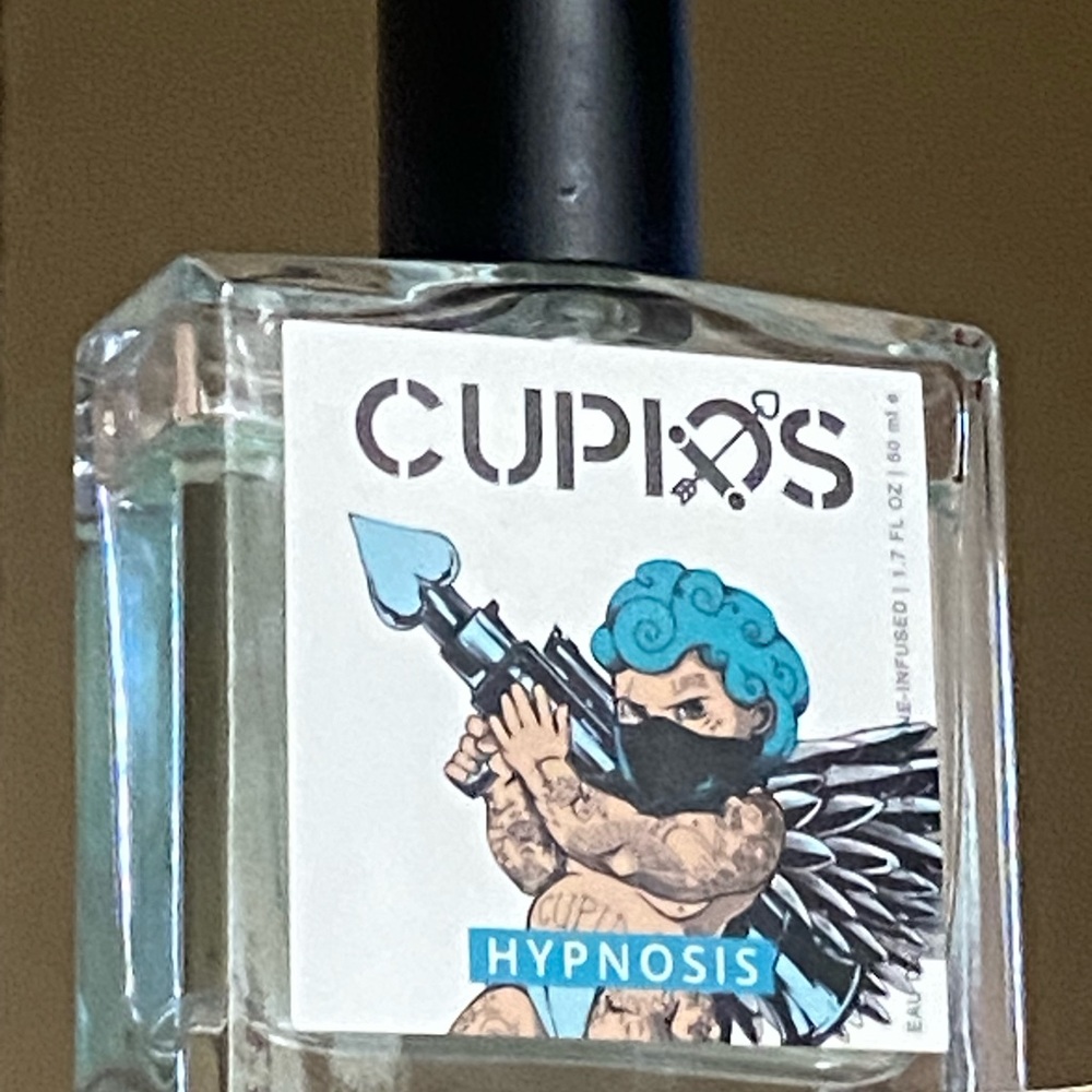 Cupid Black Body Wash with Playful Design